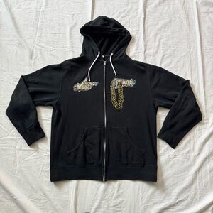 “Run The Jewels” first tour merch hoodie, zip up on front, pockets on sides